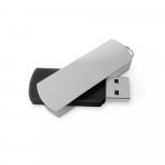 . Behajthat&oacute; USB pendrive, f&eacute;m klipszel, max 32 GB - 300 - Fekete