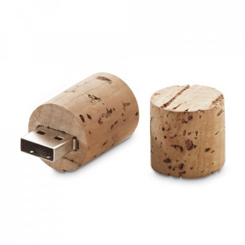 . USB cork flash drive up to 32GB - Natural