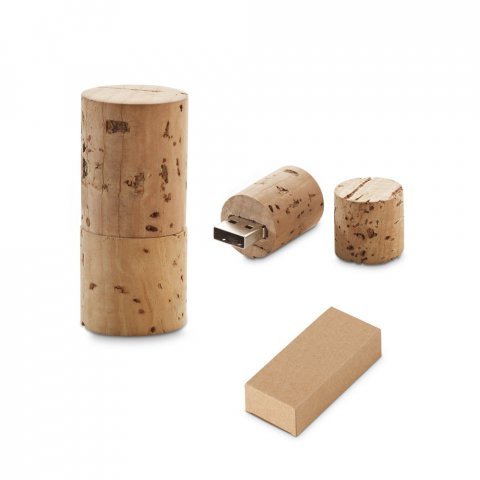 . USB cork flash drive up to 32GB
