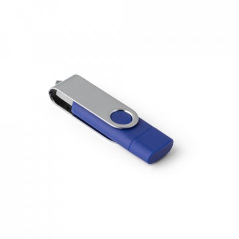 . USB flash drive up to 128GB multi-USB 2 in 1 - 303 - Blue