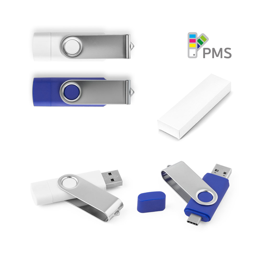 Pen Drive até 128GB multi-USB 2 em 1 — Personalizado