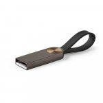 77706. F&eacute;mből k&eacute;sz&uuml;lt USB meghajt&oacute; szilikon bor&iacute;t&aacute;ssal
 Embl&eacute;m&aacute;zhat&oacute; prom&oacute;ci&oacute;s aj&aacute;nd&eacute;k - S&ouml;t&eacute;t f&eacute;m