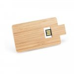 77708. Pen Drive at&eacute; 32GB em madeira - Natural