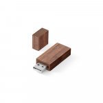 77711. USB jusqu'&agrave; 128GB en bois - Naturel fonc&eacute;