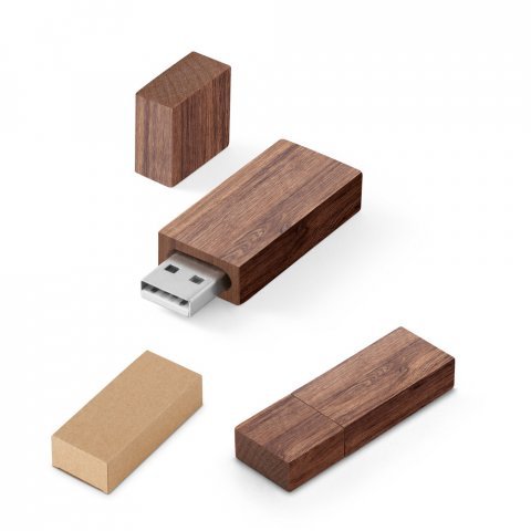 77711. USB jusqu'&agrave; 128GB en bois