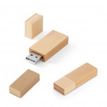 Pen Drive até 32GB em madeira