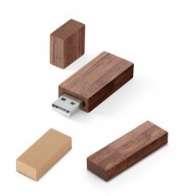 Pen Drive até 32GB em madeira