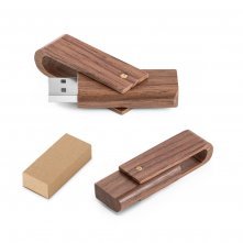 Pen Drive até 32GB em madeira
