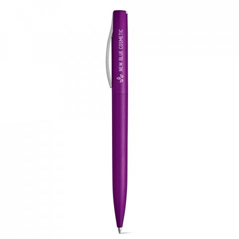 AROMA. ABS-Kugelschreiber mit Drehmechanik - Dunkelrosa