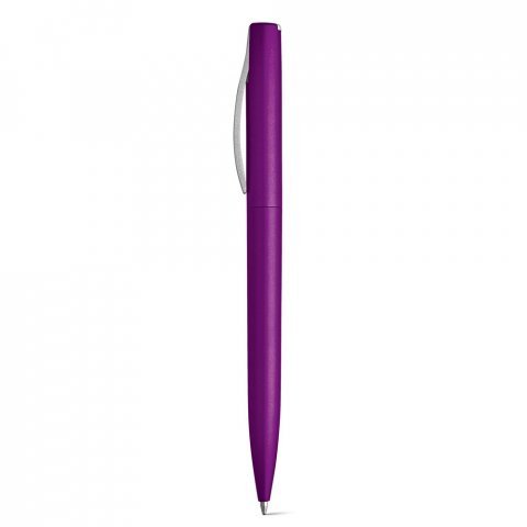 AROMA. ABS-Kugelschreiber mit Drehmechanik - Dunkelrosa