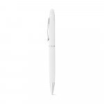 JULIE. Kugelschreiber aus recyceltes Aluminium (100 % rAL) mit Touchpen-Spitze - Wei&szlig;