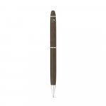 JULIE. Kugelschreiber aus recyceltes Aluminium (100 % rAL) mit Touchpen-Spitze - Gewehrmetall