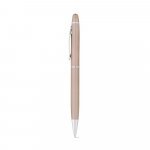 JULIE. Kugelschreiber aus recyceltes Aluminium (100 % rAL) mit Touchpen-Spitze - Champagne