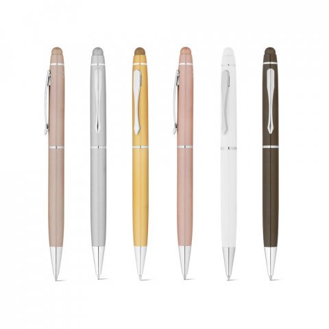 JULIE. Kugelschreiber aus recyceltes Aluminium (100 % rAL) mit Touchpen-Spitze