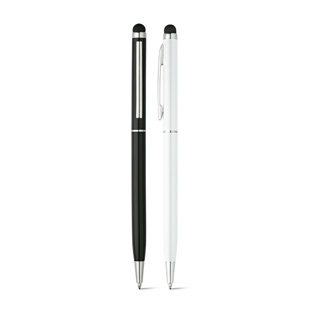 ZOE BK. Długopis z końcówką dotykową, aluminium