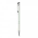 BETA BK. Hlin&iacute;kov&eacute; kuličkov&eacute; pero s klipem - B&iacute;l&aacute;