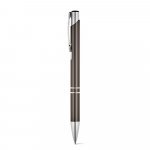 BETA BK. Hlin&iacute;kov&eacute; kuličkov&eacute; pero s klipem - Ocelově &scaron;ed&aacute;