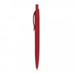 CAMILA. Kuličkov&eacute; pero z p&scaron;eničn&eacute;ho slaměn&eacute;ho vl&aacute;kna a ABS s klipem - Červen&aacute;