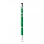 BETA PLASTIC. ABS-balpen met metalen clip - Groen