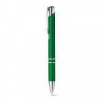 BETA PLASTIC. ABS-balpen met metalen clip - Groen