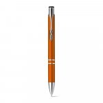 BETA PLASTIC. ABS-balpen met metalen clip - Oranje