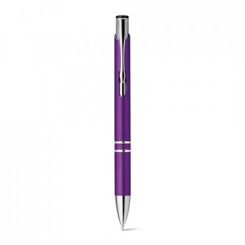 BETA PLASTIC. ABS-balpen met metalen clip - Paars