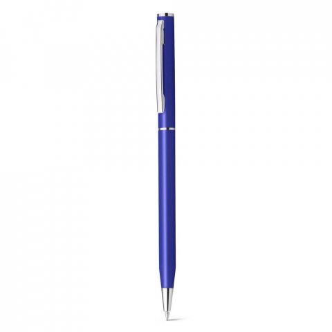 LESLEY METALLIC. Pix din aluminiu cu clip si mecanism de răsucire - Albastru