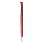 LESLEY METALLIC. Pix din aluminiu cu clip si mecanism de răsucire - Roșu