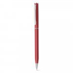 LESLEY METALLIC. Pix din aluminiu cu clip si mecanism de răsucire - Roșu