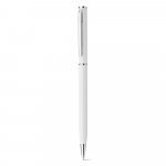 LESLEY METALLIC. Pix din aluminiu cu clip si mecanism de răsucire - Alb