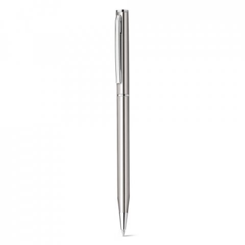 LESLEY METALLIC. Pix din aluminiu cu clip si mecanism de răsucire - Argintiu