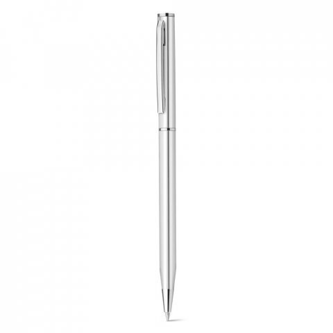 LESLEY METALLIC. Pix din aluminiu cu clip si mecanism de răsucire - Argintiu satinat