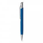 OLAF SOFT. Kulspetspenna i aluminium med gummifinish - Bl&aring;