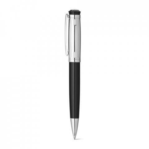 ORLANDO. Metal Rollerball and ballpoint pen set with clip - Silver