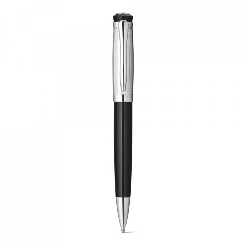 ORLANDO. Metal Rollerball and ballpoint pen set with clip - Silver