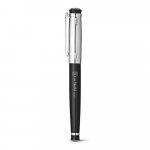 ORLANDO. Metal Rollerball and ballpoint pen set with clip - Silver