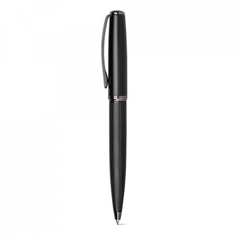 IMPERIO. Metal rollerball and ballpoint set with twist mechanism - Black