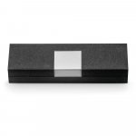 IMPERIO. Metal rollerball and ballpoint set with twist mechanism - Black