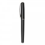 IMPERIO. Metal rollerball and ballpoint set with twist mechanism - Black