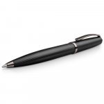 IMPERIO. Metal rollerball and ballpoint set with twist mechanism - Black