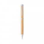 LAKE. Bambuskulepenn med vrimekanisme og metallklips - Naturell 