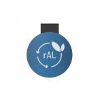 CONVEX. Gerecycled aluminium (100% rAL) en gerecycled ABS (100% rABS) balpen met clip - Blauw