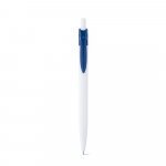 MARS. Penna a sfera in ABS con clip colorata - Blu