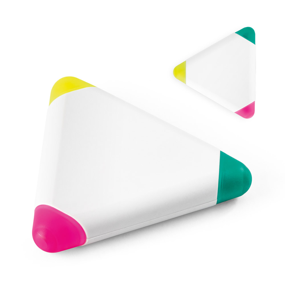 TRIAN. Evidenziatore in PP triangolare con tre colori