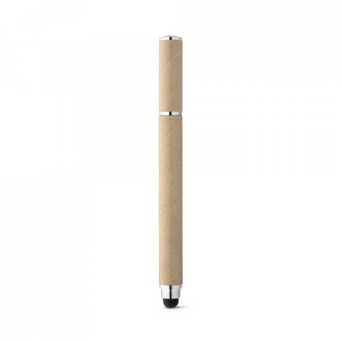 PAPYRUS. Penna av papper kraft och ABS med pekspets - Naturf&auml;rg