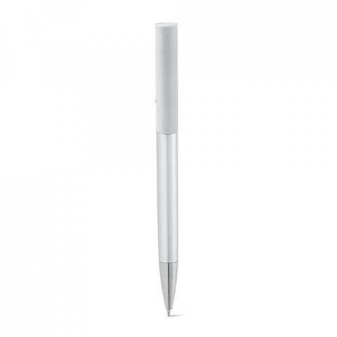 TECNA. ABS-kuglepen med metallisk finish - Satin s&oslash;lv