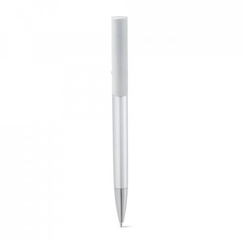 TECNA. ABS-kuglepen med metallisk finish - Satin s&oslash;lv