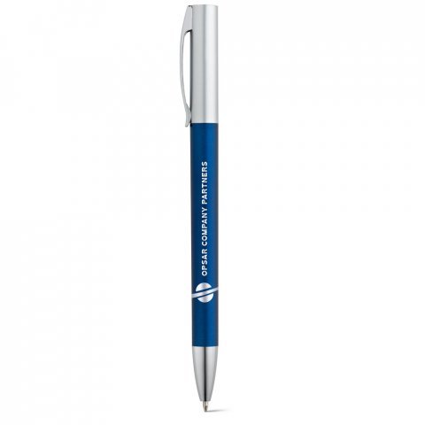 ELBE. Kemijska olovka sa metalnim klipom - Plava