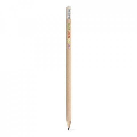 CORNWELL. HB-blyant med viskel&aelig;r - Lys naturell 