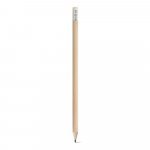 CORNWELL. HB-blyant med viskel&aelig;r - Lys naturell 